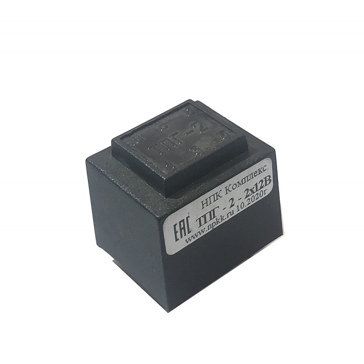 Трансформатор силовой ТПК-2 (ТПГ-2)  2*12V 0,1A                                                     