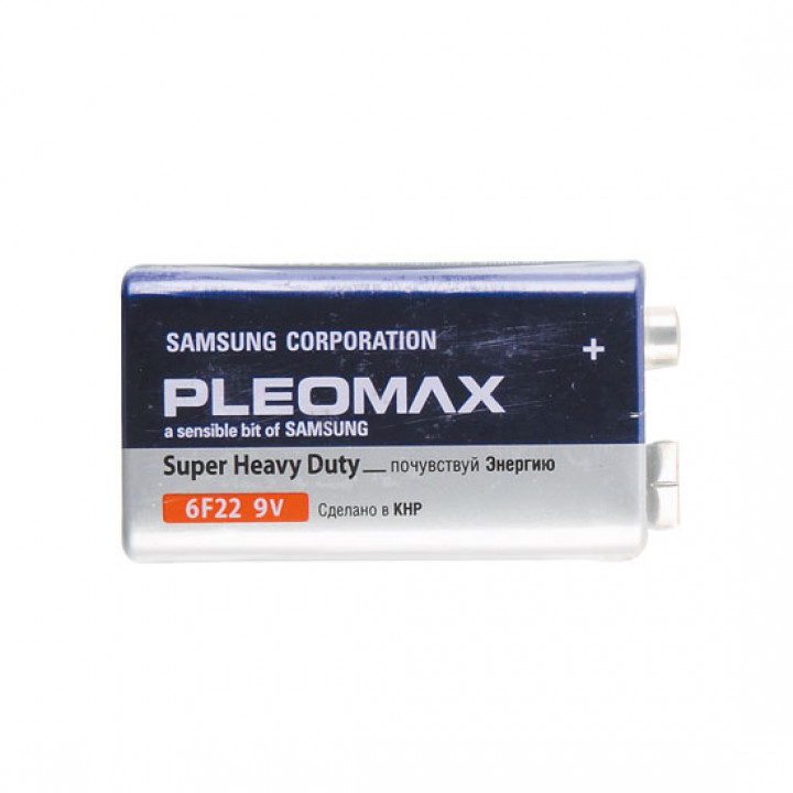 6F22 PLEOMAX 9V(Крона) батарея