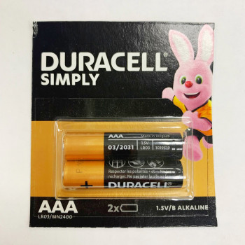 LR03 DURACELL SIMPLY AAA элемент алкал                                                              