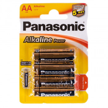 LR6 PANASONIC Alkaline Power AA элемент алкал (блистер 4шт)