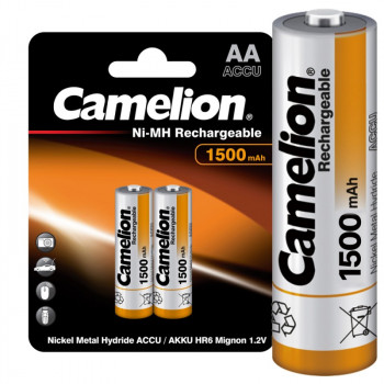 AA 1500mAh CAMELION Ni-MH аккумулятор (блистер 2шт)
