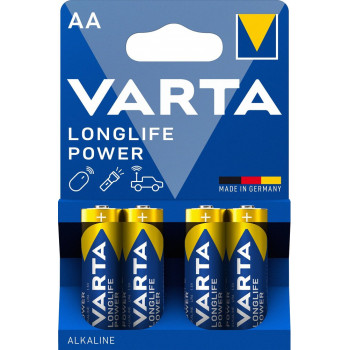 LR6 VARTA LONGLIFE POWER  AA элемент алкал (блистер 4шт) 