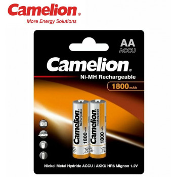 AA 1800mAh CAMELION Ni-MH аккумулятор (блистер 2шт)