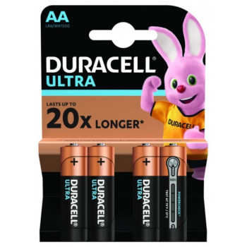 LR6 DURACELL ULTRA POWER AA элемент алкал (блистер 4шт)