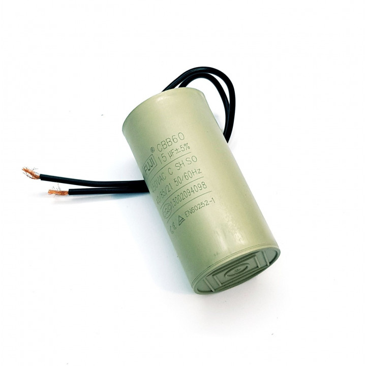 15MK 450VAC CBB-60 34*70мм пусковой с проводами FUJI