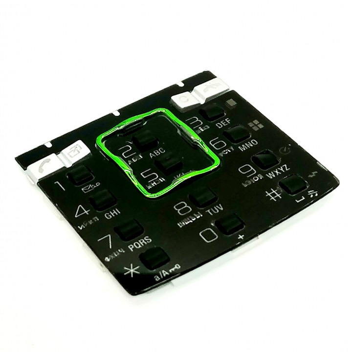 Клавиатура Sony Ericsson K850i черно-зеленая                                                        