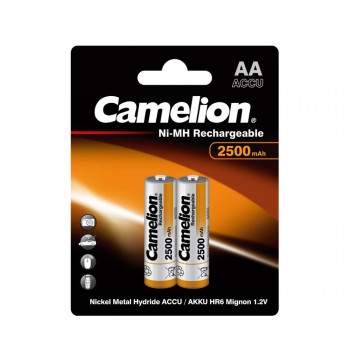 AA 2500mAh CAMELION Ni-MH аккумулятор (блистер 2 шт)