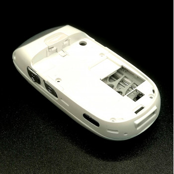 Корпус Samsung E800 серебристо-белый со слайдером                                                   
