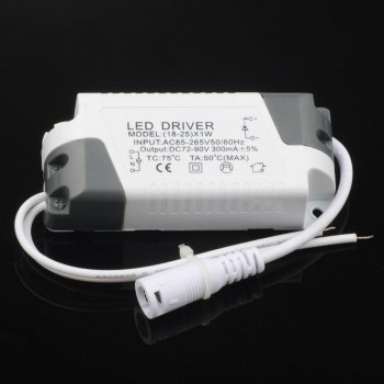 LED Driver  300mA 54-87 VDC 18-25x1W с гнездом 5,5x2,5мм