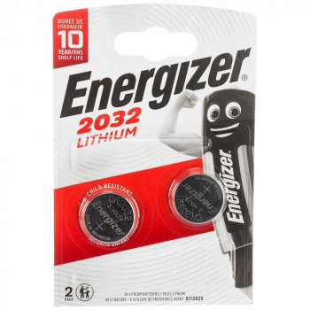 CR2032 ENERGIZER 3V Li батарейка (блистер 2шт)