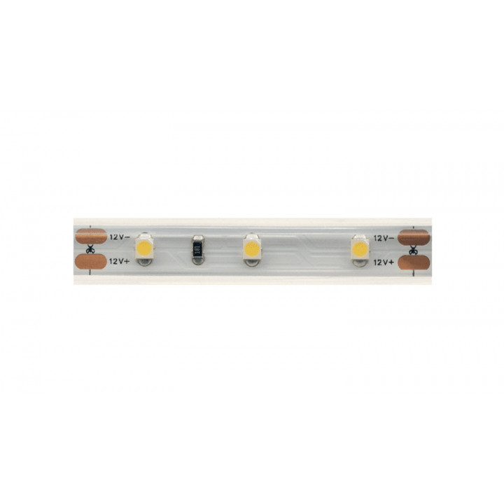 3528 60Led/m 150Lm/m 12V Econom белая теплая (герметичная)