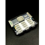 Подложка клавиатуры Nokia N82 c шлейфом и клавиатурой серебристая (orig China)                      