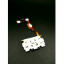 Подложка клавиатуры Sony Ericsson F305 функц.(верхняя) со шлейфом и динамиком                       
