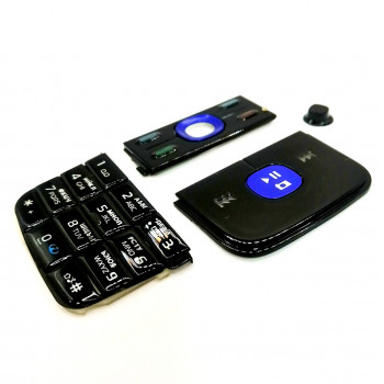 Клавиатура Nokia 5700 черная (4 части)                                                              