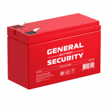 GS7.2-12 12V 7.2Ah GENERAL SECURITY аккумулятор свинцовый                                           