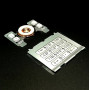 Клавиатура Sony Ericsson S500 серебристо-белая (2 части)                                            