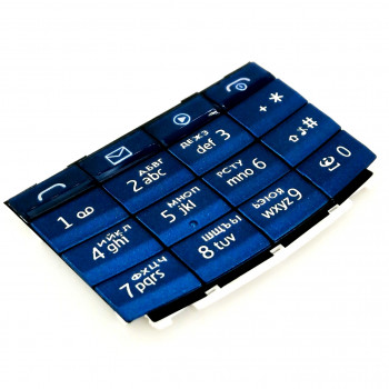 Клавиатура Nokia X3-02 синяя                                                                        