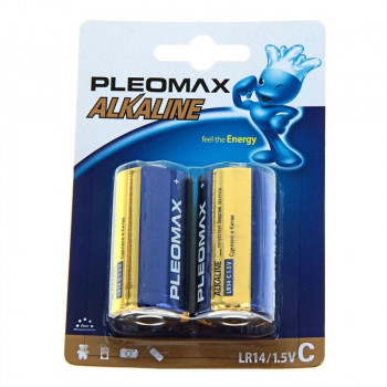 LR14 SAMSUNG Pleomax C элемент алкалиновый (блистер 2шт)