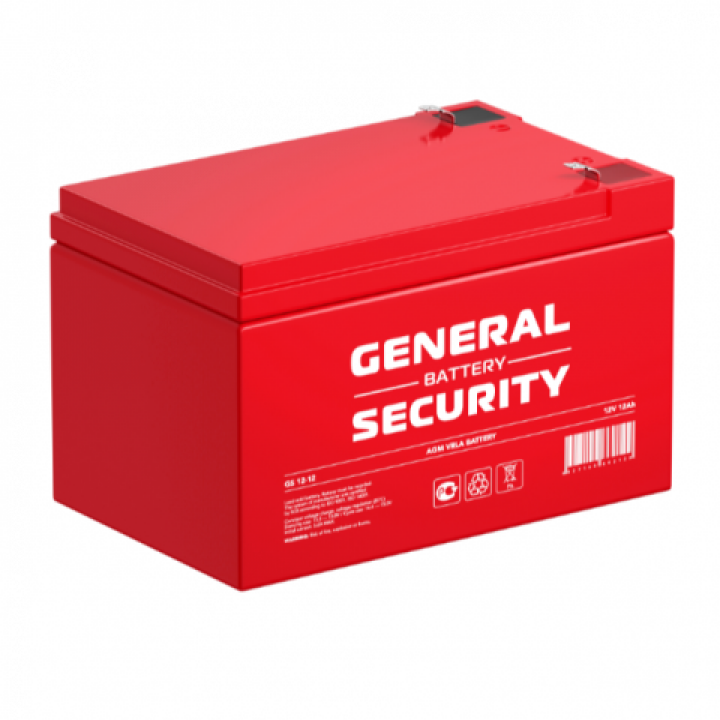 GS12-12 12V 12Ah General Security аккумулятор свинцовый                                             