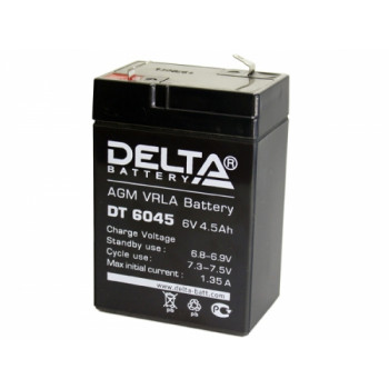 DT6045 6V 4,5Ah DELTA аккумулятор свинцовый                                                         