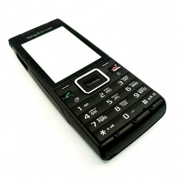 Корпус Sony Ericsson J10i Elm черный в сборе с русской клавиатурой                                  