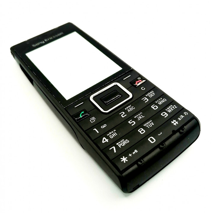 Корпус Sony Ericsson J10i Elm черный в сборе с русской клавиатурой                                  