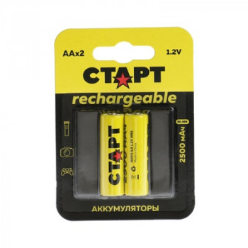 AA 2500mAh СТАРТ Ni-MH аккумулятор (блистер 2шт)