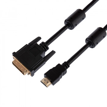 Шнур HDMI-DVI D 5м с ферритами GOLD REXANT