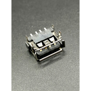 USBA-1JB гнездо на плату (короткое, SMD контакты) 