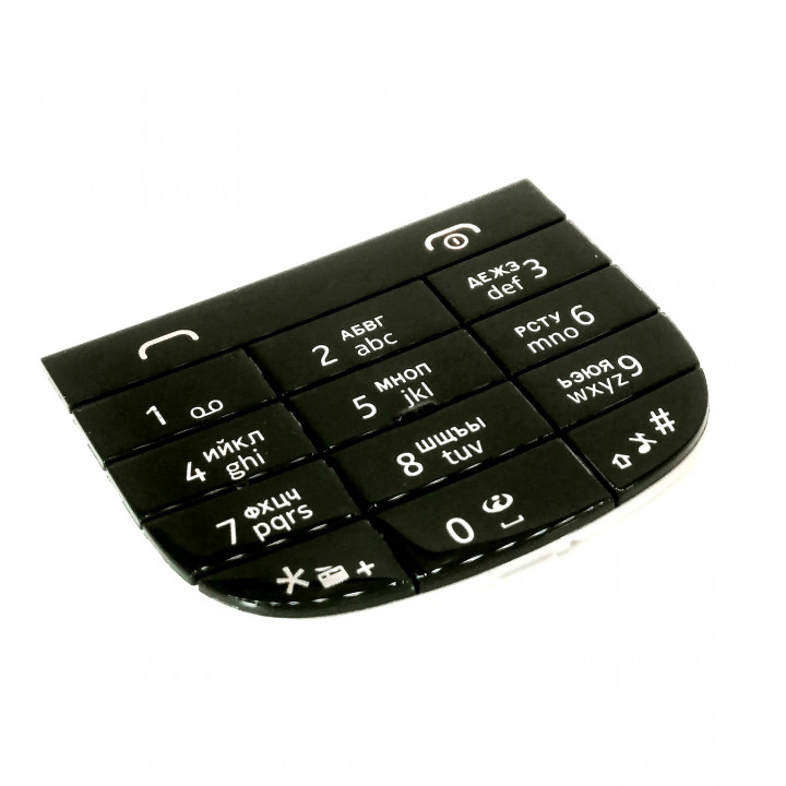 Клавиатура Nokia 202/203 (N202/N203) черная                                                         