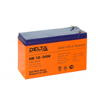 HR12-34W 12V 9Ah DELTA аккумулятор свинцовый                                                      