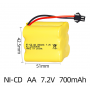 AA*6 700mAh 7.2V Ni-Cd провод с разъемом SM2.54 2pin