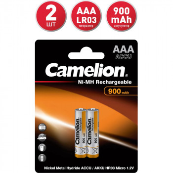 AAA  900mAh CAMELION Ni-MH аккумулятор (блистер 2шт)