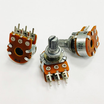 RV16A01F-20-15K-B1M-3 резистор переменный стерео                                                    