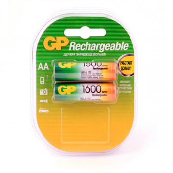 AA 1600mAh GP Ni-MH аккумулятор (блистер 2шт)