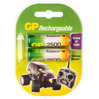 AA 2500mAh GP Ni-MH аккумулятор (блистер 2шт)