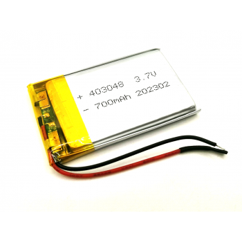UK403048P Китай 3,7V 700mAh Li-Ion аккумулятор