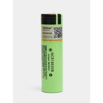 18650-PCM 3400mAh 3,7V NCR18650B LiitoKala Li-Ion (MH12210) (с защитой) (выступ. контакт) 