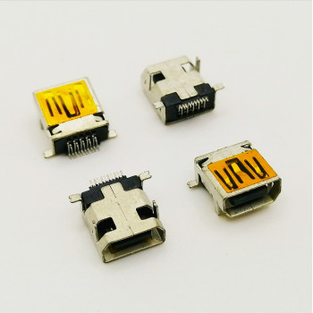 USBmini-10DIP гнездо на плату                                                                       