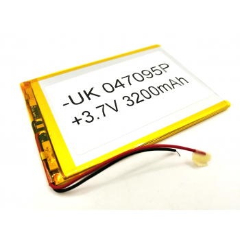 UK047095P Китай 3,7V 3200mAh Li-Pol аккумулятор                                                     