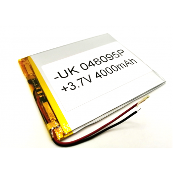 UK048095P Китай 3,7V 4000mAh Li-Pol аккумулятор                                                     