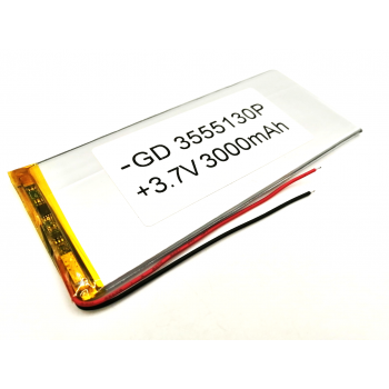 GD3555130P Китай  3,7V 3000mAh Li-Pol аккумулятор                                                   