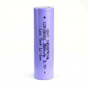 18650 2500mAh 3,7V ICR18650L QBAT Industrial Li-Ion (низкотемпературный)