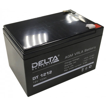 DT1212 12V 12Ah DELTA аккумулятор свинцовый