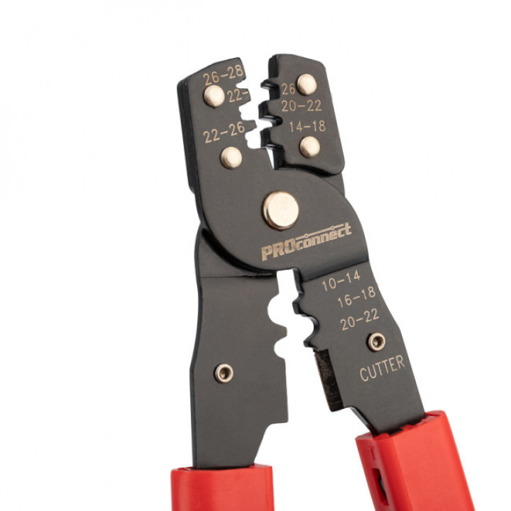 Клещи HT-202B для обжима неизол. клемм PROconnect 
