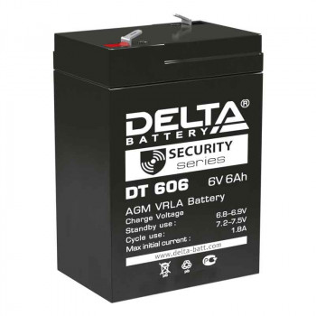 DT606 6V 6Ah DELTA аккумулятор свинцовый                                                            