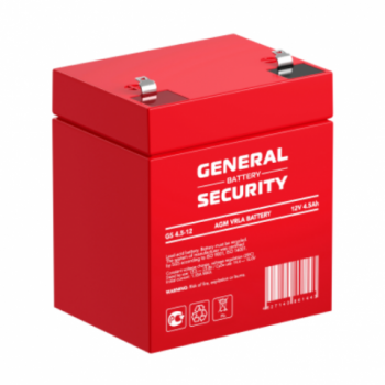 GS4.5-12 12V 4,5Ah GENERAL SECURITY аккумулятор свинцовый