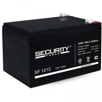 SF1212 12V 12Ah SECURITE FORCE аккумулятор свинцовый                                                