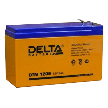 DTM1209 12V 9Ah Delta аккумулятор свинцовый                                                         