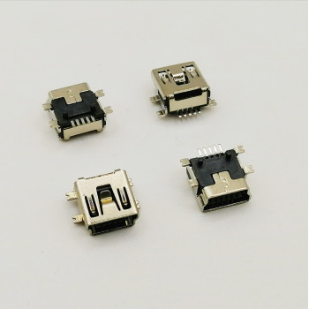 USBmini-5S1 smd гнездо на плату (короткое)                                                          